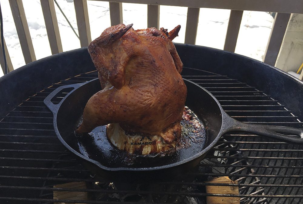 Beer can chicken